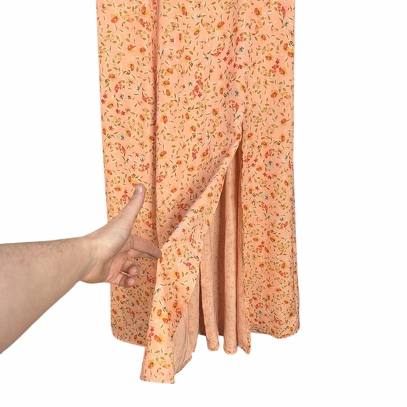 RESA x JoJo Floral Skatie Midi Skirt Women's Medium - Picture 7 of 8